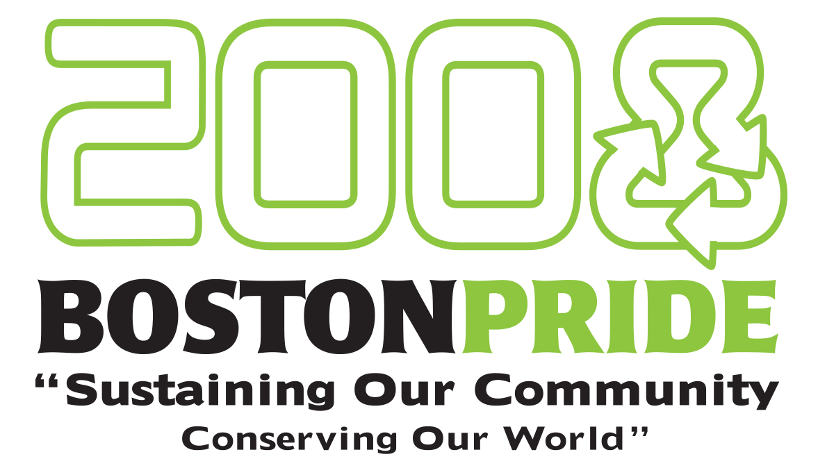 2018 Boston Pride Logo “Sustaining Our Community, Conserving Our World"